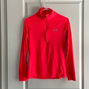 Under Armour semi-fitted quarter zip athletic jacket